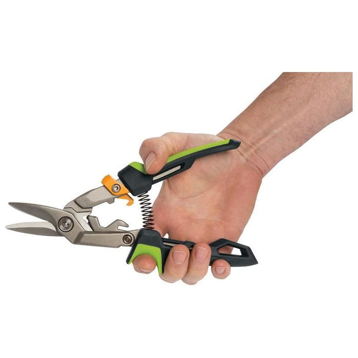 Fiskars PowerGear™ Aviation Snips Right Cut 250mm (10in) Fiskars - Town Tools