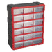 Sealey Cabinet Box 18 Drawer Red/Black APDC18R Sealey - Town Tools 