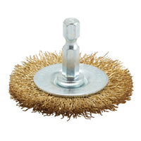 Draper Brassed Steel Crimped Wire Wheel brush 50-100mm