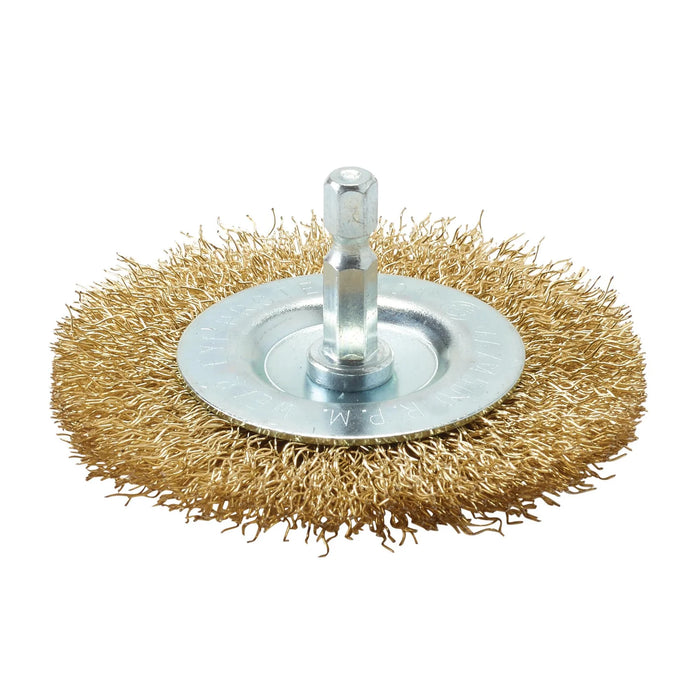 Draper Brassed Steel Crimped Wire Wheel brush 50-100mm