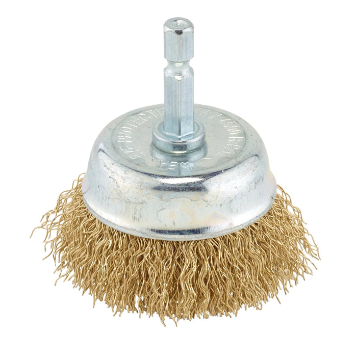 Draper Brassed Steel Crimped Wire Cup brush 40-75mm