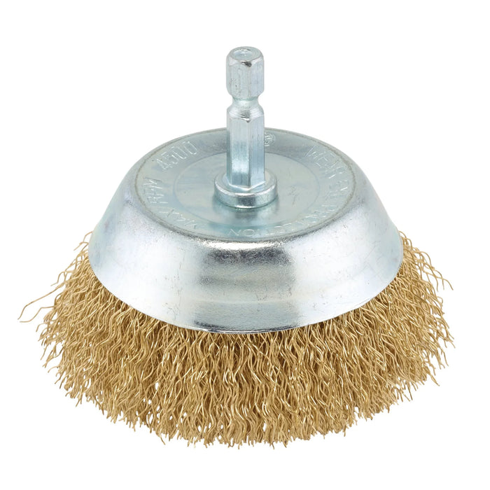 Draper Brassed Steel Crimped Wire Cup brush 40-75mm