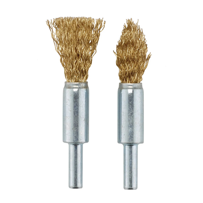 Draper Brassed Steel Crimped Decarb Brush Set (2 Piece) - WBSET2