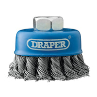 Draper Steel Twist-Knot Wire Cup Brush, , M14 65-100mm