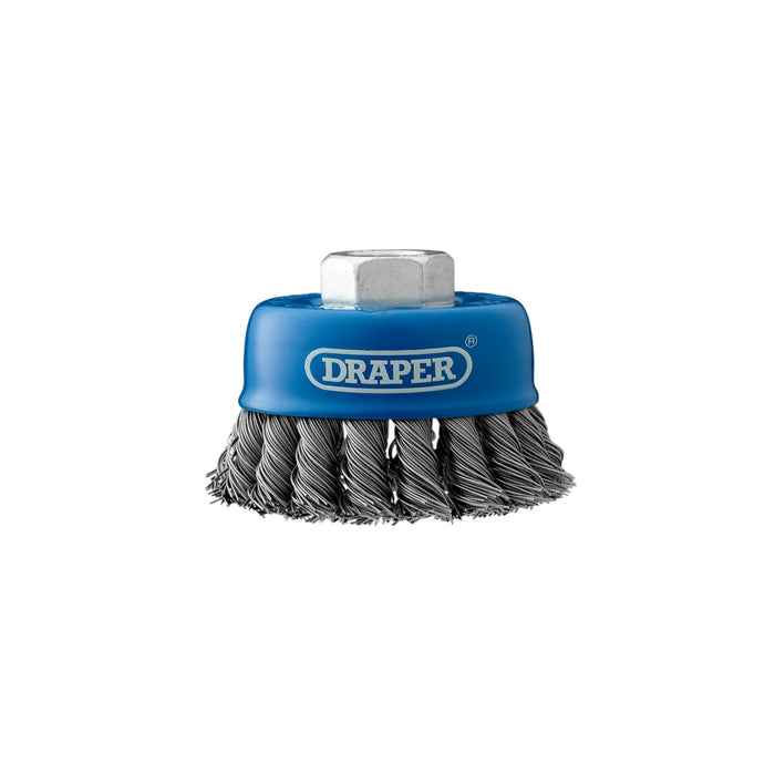 Draper Steel Twist-Knot Wire Cup Brush, , M14 65-100mm