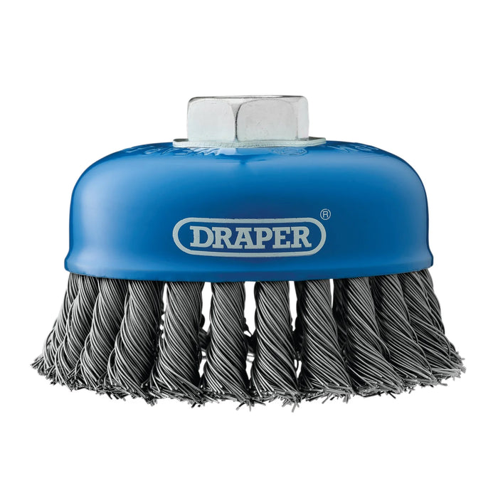 Draper Steel Twist-Knot Wire Cup Brush, , M14 65-100mm