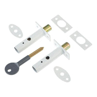 Yale Locks PM444 Door Security Bolts White Finish Visi of 2