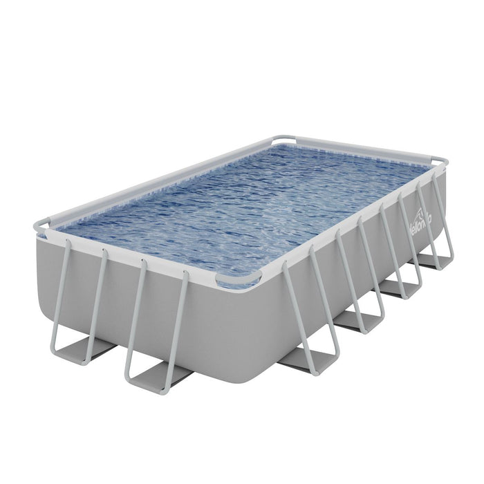 Dellonda Deluxe Steel Frame Swimming Pool with Filter Pump 18ft DL22 Dellonda - Town Tools 