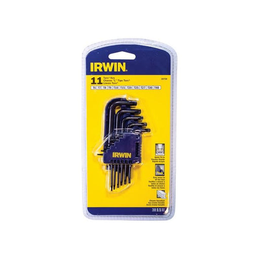 Irwin® T10758 Short Arm TORX Key Set, 11 Piece (TX6-TX40) IRWIN® - Town Tools