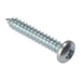 Forgefix Self-Tapping Screw Pozi Compatible Pan Head ZP 1/2in x 8 Box 200 ForgeFix - Town Tools