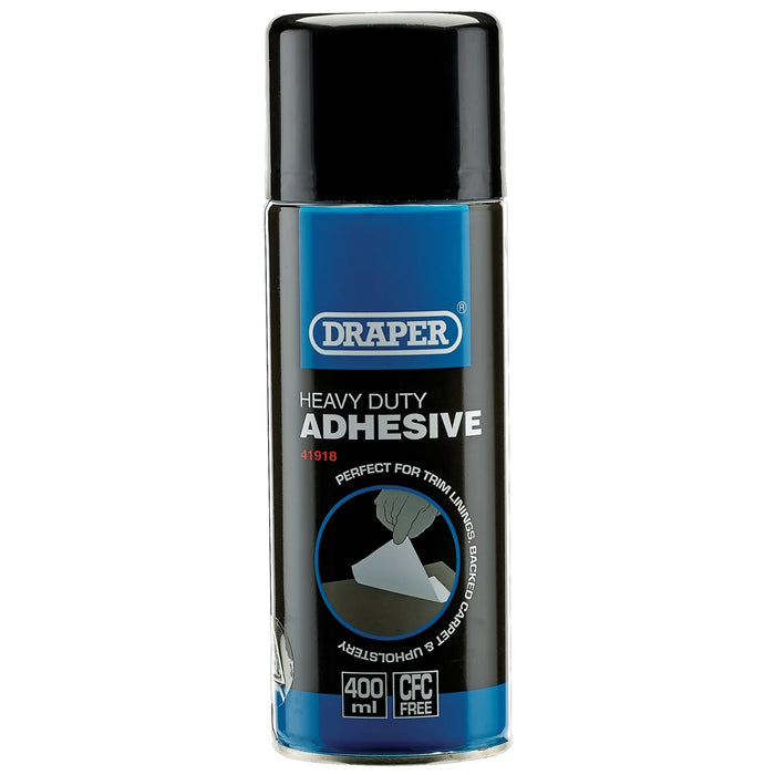 Draper Heavy Duty Spray Adhesive, 400ml - HGA-AD
