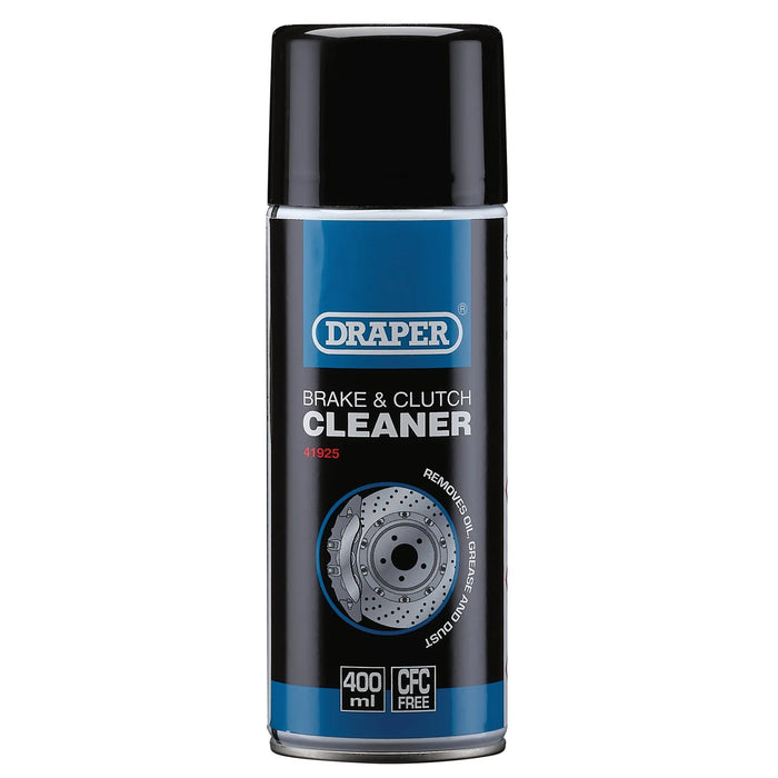 Draper Brake and Clutch Cleaner Spray, 400ml - HGA-BC