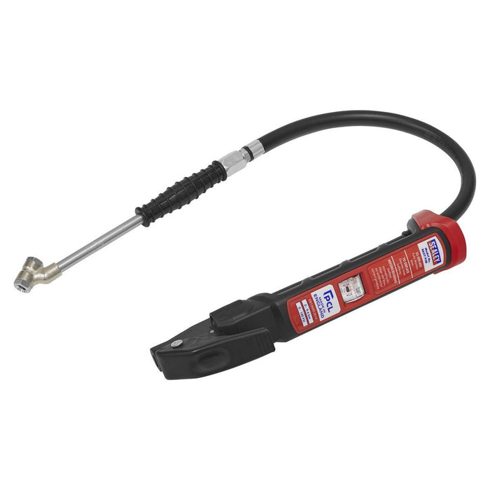 Sealey Anodised Tyre Inflator with Twin Push-On Connector SA37/93B Sealey - Town Tools 