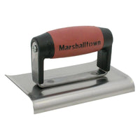 Marshalltown M136D Cement Edger Curved End DuraSoft® Handle 6 x 3in