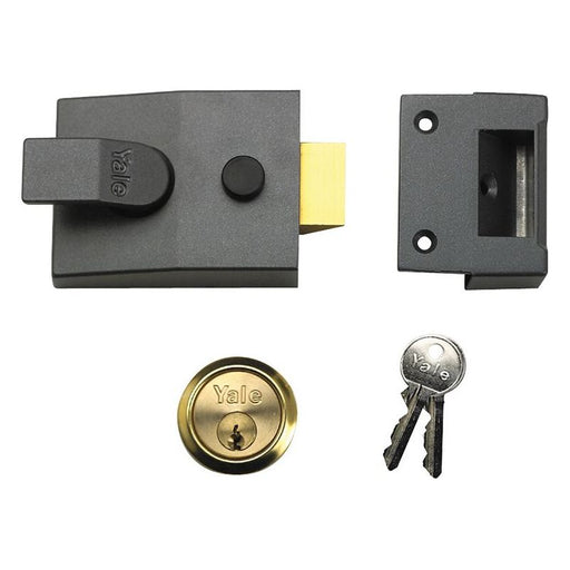 Yale Locks 91 Basic Nightlatch 60mm Backset DMG Finish Box Yale Locks - Town Tools