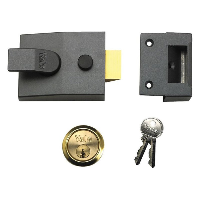 Yale Locks 91 Basic Nightlatch 60mm Backset DMG Finish Box Yale Locks - Town Tools