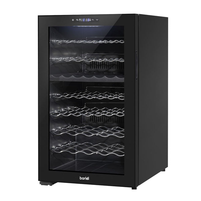 Baridi 52 Bottle Dual Zone Wine Fridge & Cooler DH236