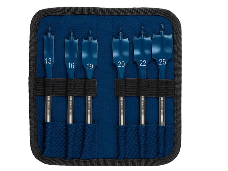 Bosch Powertool Accessories EXPERT Self Cut Speed Spade Drill Bit Set, 6 Piece Bosch Powertool Accessories - Town Tools