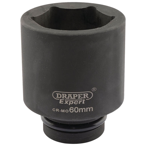 Draper Expert HI-TORQ 6 Point Deep Impact Socket, 1" Sq. Dr., 60mm Draper - Town Tools 