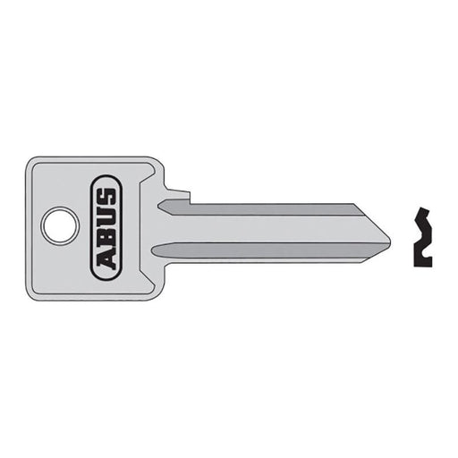 Abus Mechanical 85/30 30mm Right Hand Key Blank ABUS Mechanical - Town Tools