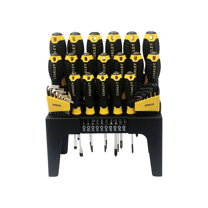 Stanley® Hand Tools Screwdriver Set in Rack, 44 Piece STANLEY® Hand Tools - Town Tools