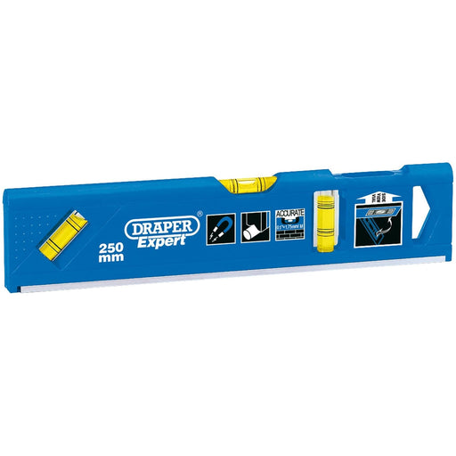 Draper Torpedo Level with Magnetic Base and Side View Vial, 250mm 69554 Draper - Town Tools 