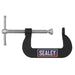 Sealey Junior C-Clamp Set 51mm x 32mm 4pc GCC06 Sealey - Town Tools 