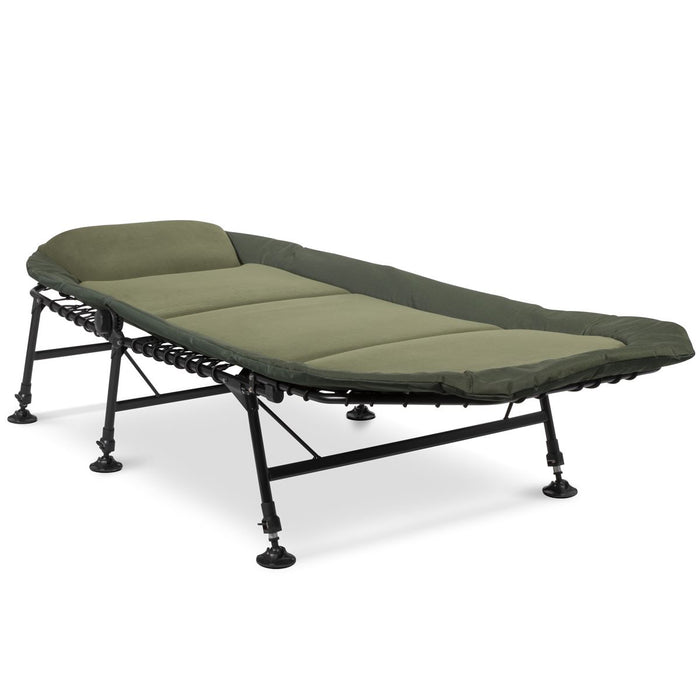 Dellonda Adjustable Bedchair with Fleece Mattress & Pillow DL78