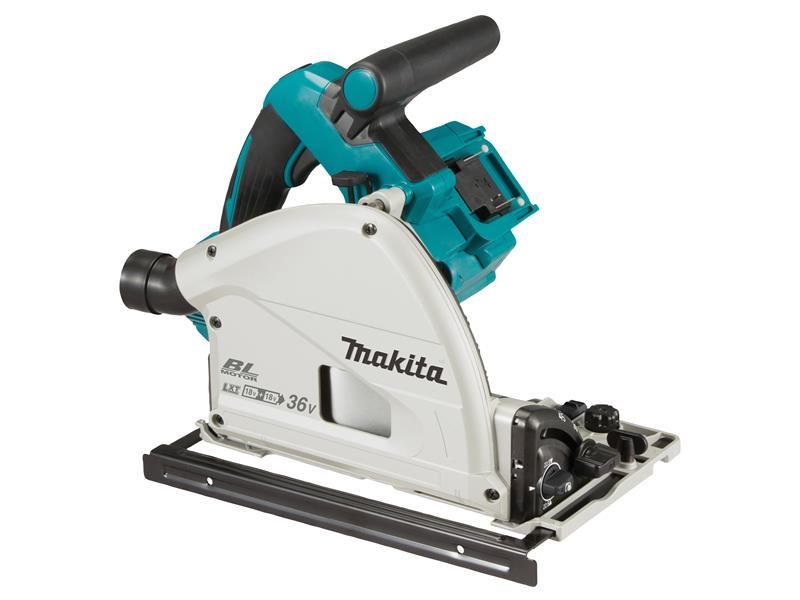 Makita DSP601ZJU Brushless LXT Plunge Saw with Wireless Unit 36V (2 x 18V) Bare Unit Makita - Town Tools