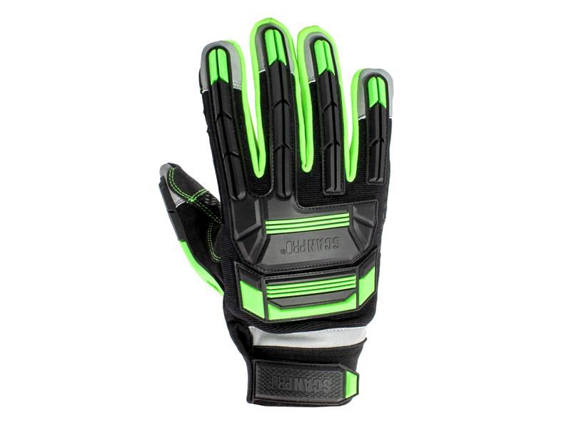 Scan Anti Impact Synthetic Leather & Polymer Gloves - L (Size 9) Scan - Town Tools