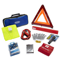 Ring RCT2 9 Piece Emergency Car Kit, with Universal Spare Bulb Kit, Booster Cabl