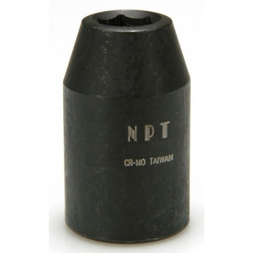 Carlyle Tools Socket - Shallow Impact - Metric - 1/2In. Dr - 15 mm - image 1