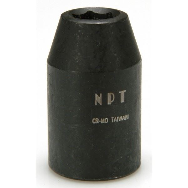 Carlyle Tools Socket - Shallow Impact - Metric - 1/2In. Dr - 15 mm