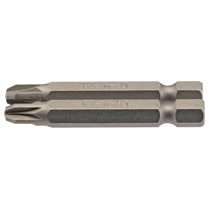 Draper PZ Type Insert Bit, 1/4" Hex, 50mm Long, No.3 (Pack of 2) 64229 Draper - Town Tools 