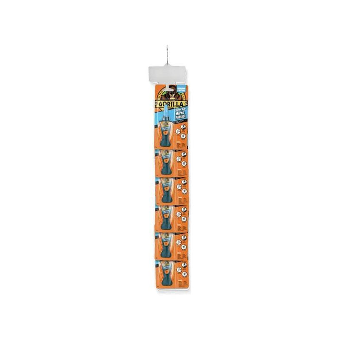Gorilla Glue Gorilla Super Glue Micro Precise Clip Strip (6 x 5g) Gorilla Glue - Town Tools