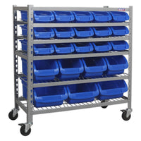 Sealey Mobile Bin Storage System 22 Bins TPS22