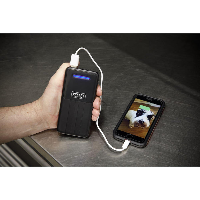 Sealey 5V Heated Rain Jacket with Power Bank 10Ah - Large HJ03KIT Sealey - Town Tools 