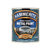 Hammerite Direct to Rust Hammered Finish Metal Paint Silver 750ml Hammerite - Town Tools