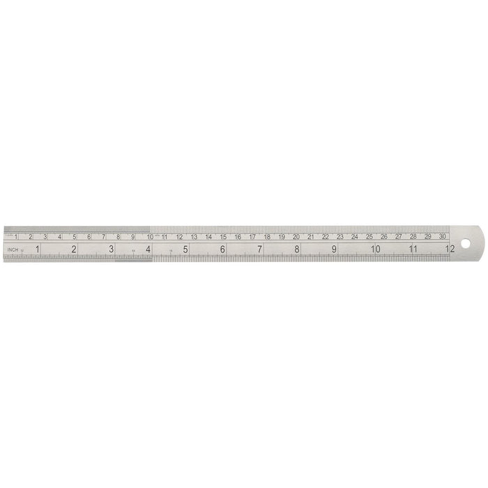 Draper Steel Rule, 300mm/12" 59641 Draper - Town Tools 