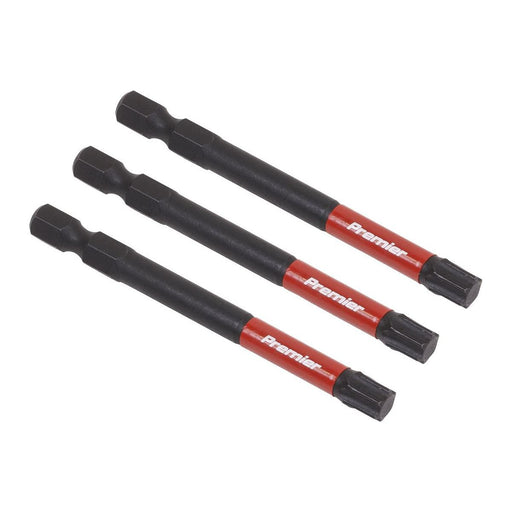 Sealey TRX-Star* T40 Impact Power Tool Bits 75mm 3pc AK8271 Sealey - Town Tools 