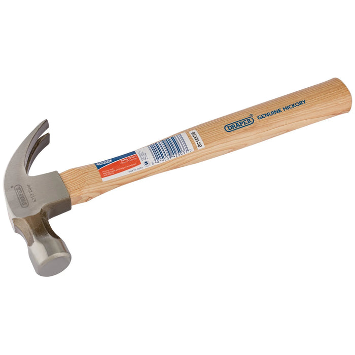 Draper Hickory Shaft Claw Hammer, 560g/20oz - 6213
