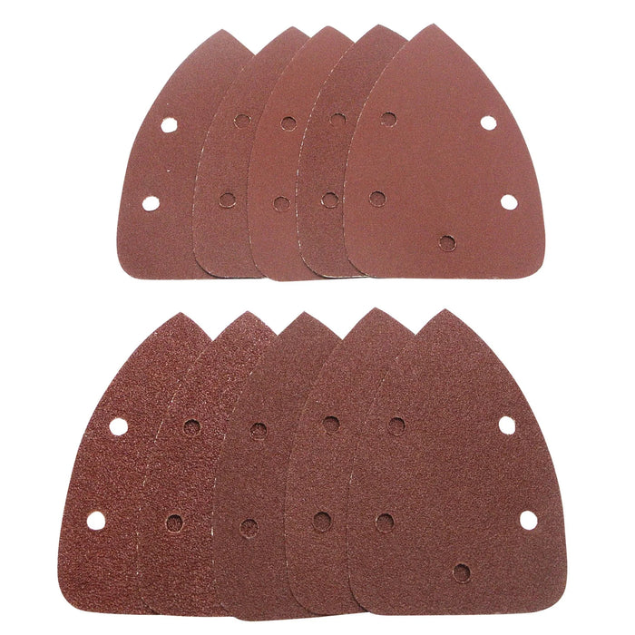 Draper Detail Sanding Sheets with Hook and Loop, 140mm, Assorted Grit, SSD2