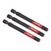 Sealey Hex 6mm Impact Power Tool Bits 75mm 3pc AK8264 Sealey - Town Tools 