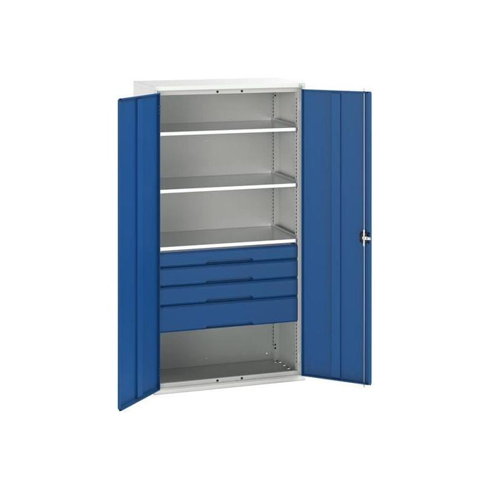 Bott Verso Kitted Cupboard, 3 Shelf & 4 Drawer Bott - Town Tools