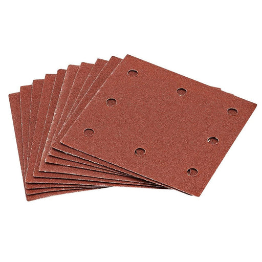 Draper 1/4 Sanding Sheets, 105 x 115mm, 80 Grit 93516 Draper - Town Tools 