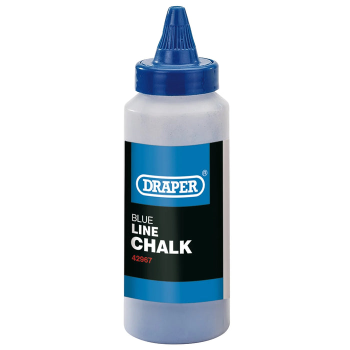 Draper Plastic Bottle of Blue Chalk for Chalk Line, 115g - LCB/H