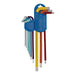 Draper Expert Metric Extra-Long Arm Hex Key Set, Colour Coded (9 Piece) Draper - Town Tools 