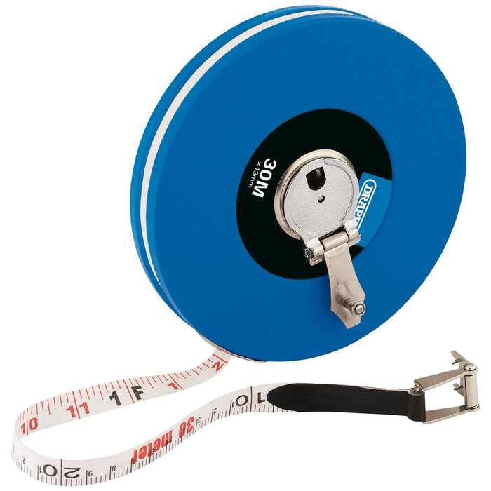 Draper Fibreglass Measuring Tape, 30m/100ft x 13mm 88216 Draper - Town Tools 