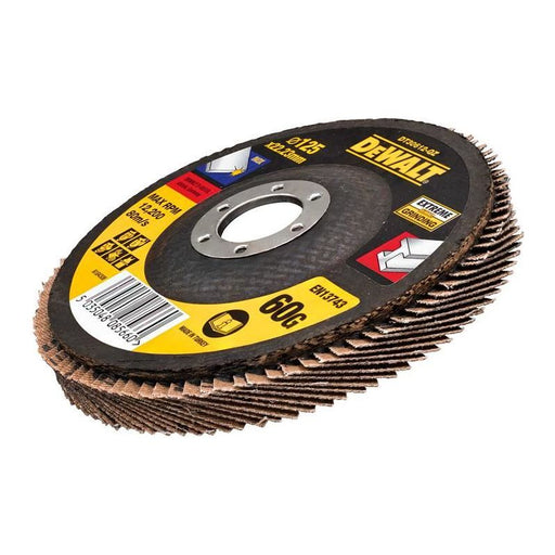 Dewalt Power Tools DT30622 Extreme Metal Flap Disc 125 x 22.2mm x 80G DeWALT Power Tools - Town Tools