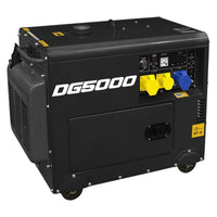 Sealey 5000W Generator 4-Stroke Engine 110/230V DG5000